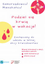 "Podziel się krwią w wakacje"